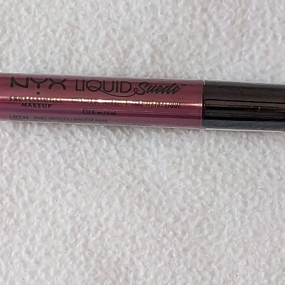 Pure Society (Deep Violet With Blue Pearl) Liquid Suede Metallic Matte Lipstick - Picture 6 of 14